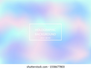 Pastel background design. Holographic gradient textures.