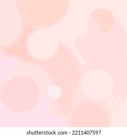 Fondo pastel con burbujas borrosas.
