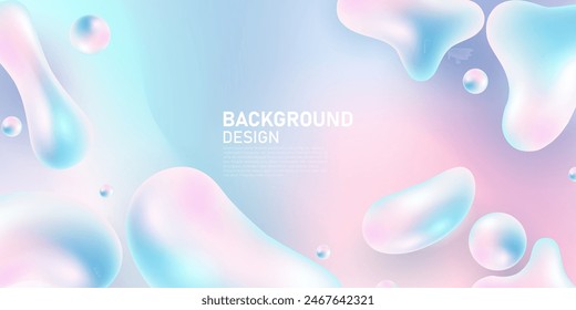 Pastel background, soft design modern vector illustration