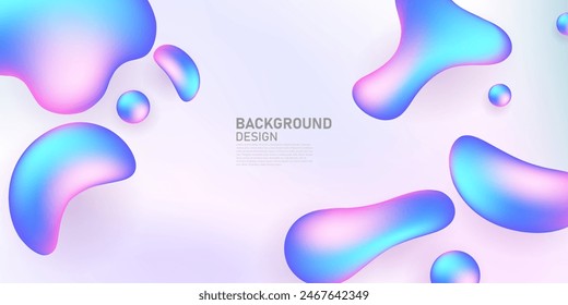 Fondo pastel, diseño suave Ilustración vectorial moderna