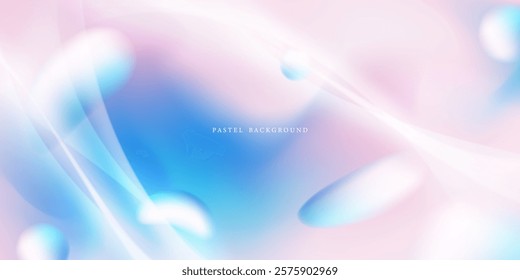 Pastel background, soft design modern vector illustration