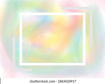 Pastel fondo con marco