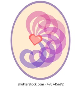 Pastel bisexual symbol