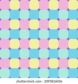 Pastel block table colorful background 