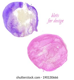 Conjunto de Blogs Pastel, Ilustración de vectores