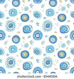 pastel blue flower pattern