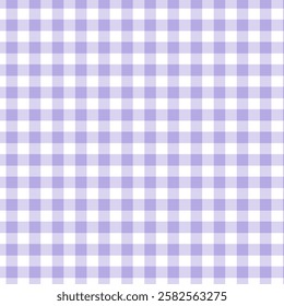 Pastel Blue Gingham seamless pattern