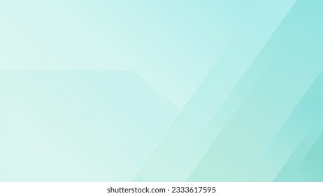 Pastel blue mint abstract lines background presentation template Stock Vector