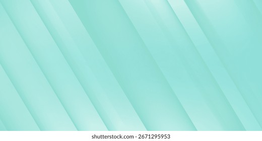 Pastel blue mint abstract lines background presentation template