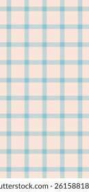 Pastel blue and peach gingham pattern.  Perfect for backgrounds, textiles, packaging, and websites.  Subtle, elegant, and versatile design offers a fresh, modern feel.