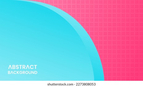 fondo azul pastel y rosa con un patrón de puntos. un concepto minimalista, sencillo, moderno y elegante. utilizado para banner, papel de pared, espacio de copia y página de inicio