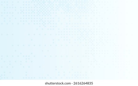 Pastel Blue Pixelated Grid Fade: Subtle Digital Pattern for Minimalist Backgrounds and Technological Designs with Soft Gradient, Perfect for Web and Print