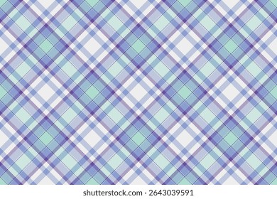 Pastel blue and purple plaid pattern.  A soft, repeating texture ideal for textile design, website backgrounds, or scrapbooking projects.  Evokes feelings of serenity and calm.