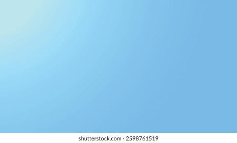 Pastel blue smooth gradient abstract background for backdrop