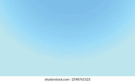 Pastel blue smooth gradient abstract background for backdrop