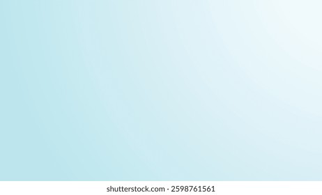 Pastel blue smooth gradient abstract background for backdrop