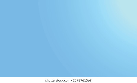 Pastel blue smooth gradient abstract background for backdrop