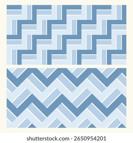 Pastel azul tecido Stripe padrão em layout vertical e diagonal para tecido sazonal, presente Wrap, e design de fundo