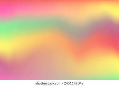 Pastel blue yellow green orange gradient sample. Lavender violet apricot mint background. Azure jade pink cyan wallpaper. Mockup for advertisement cards post calendar price list brochure labels. 