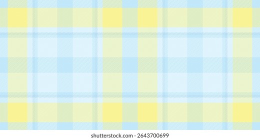 Pastel blue and yellow plaid pattern.  Soft, gentle texture ideal for baby products, websites, blogs, or crafting projects.  This cheerful, seamless design evokes feelings of happiness and serenity.