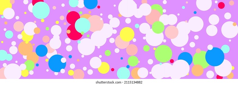 Pastel Bordo Color Circles Blue Multicolor Background. Purple Bright Kids White Dark Wallpaper. Children Green Beige Yellow Rainbow Print. Red Play Pink Violet Vibrant Indigo Textile.