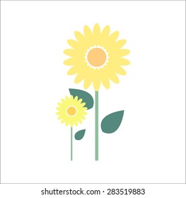 Pastel bright floral card