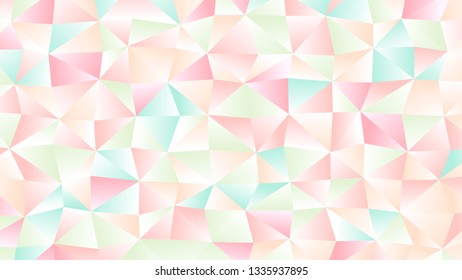 Pastel Bright Light Low Poly Backdrop Design