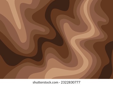 Pastel brown abstract background, vector illustration.