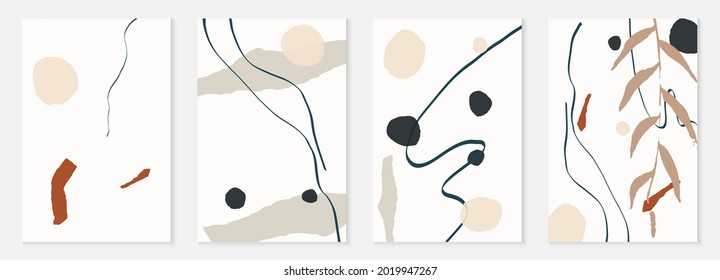 Vector de conjunto de pincel Pastel Memphis fondo. Plantilla de ilustración de formas desnudas. Papel tapiz rosa y beige de verano.