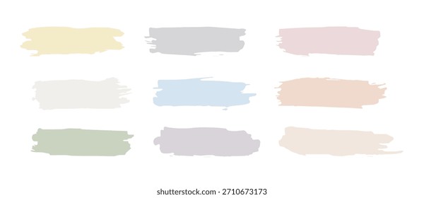 Pastel brush stroke backgrounds in soft neutral color palette