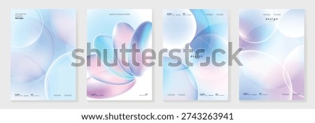 pastel bubble poster background vector background with lightblue pink lavender colors. Modern design for poster, cover, and branding.