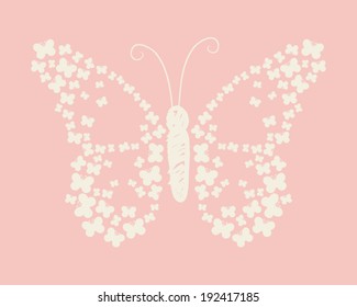 Pastel Butterfly Dot