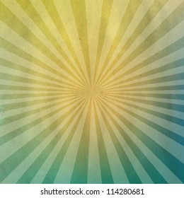 Pastel Cardboard Structure With Sunburst, Vector Illustration