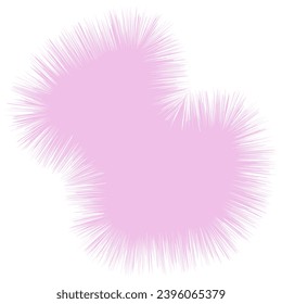 Pastellteppichform. Vektorgrafik.