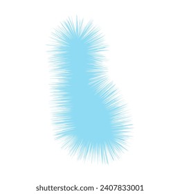 Pastel carpet shape. Vector illustration.