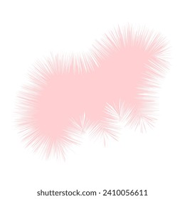 Pastel carpet shape. Vector illustration.