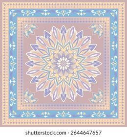 Alfombras pastel, azulejos decorativos de colores pastel, patrones de tela tribal étnica
