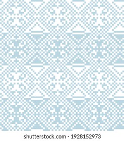 Pastel Christmas fair isle pattern background for fashion textiles, knitwear and graphics