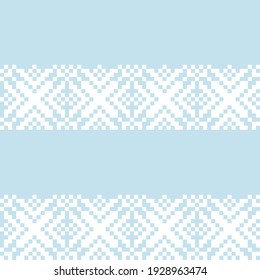 Pastel Christmas fair isle pattern background for fashion textiles, knitwear and graphics