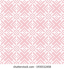 Pastel Christmas fair isle pattern background for fashion textiles, knitwear and graphics