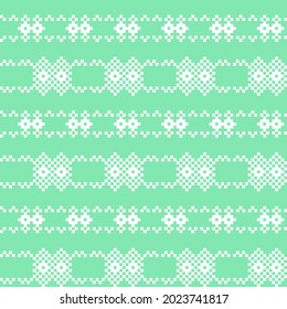 Pastel Christmas fair isle pattern background for fashion textiles, knitwear and graphics