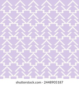 Pastel Christmas fair isle pattern design for fashion textiles, knitwear and graphics