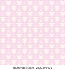 Pastel Christmas fair isle pattern design for fashion textiles, knitwear and graphics