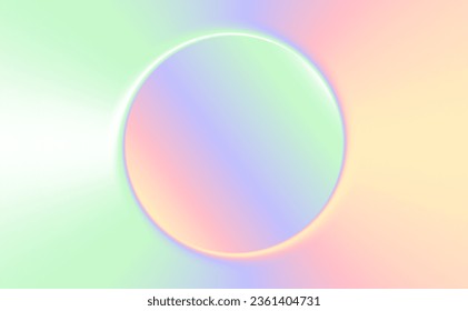 Pastel circle gradient background.Colorful cute and sweet modern abstract frame backdrop with copy space for multi purpose.Trendy minimalist vector illustration geometric graphic texture background.