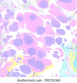 Pastel color abstract ebru vector background