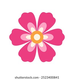 Illustration de pétales de fleurs en Abstrait couleur pastel
