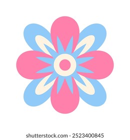 Illustration de pétales de fleurs en Abstrait couleur pastel
