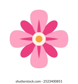 Illustration de pétales de fleurs en Abstrait couleur pastel