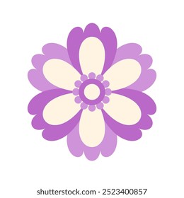 Illustration de pétales de fleurs en Abstrait couleur pastel