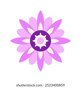 Illustration de pétales de fleurs en Abstrait couleur pastel